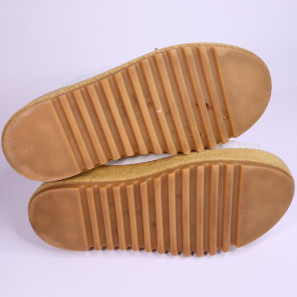 MONTELLIANA Gaia Ankle Snow Boot Off White Wool Shearling Lace Up Women's 38 - Picture 8 of 11